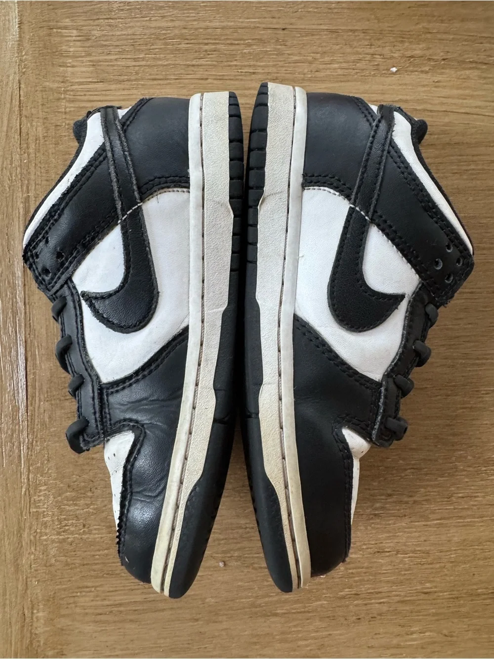 Nike Kids Black and White Low-Top Sneakers